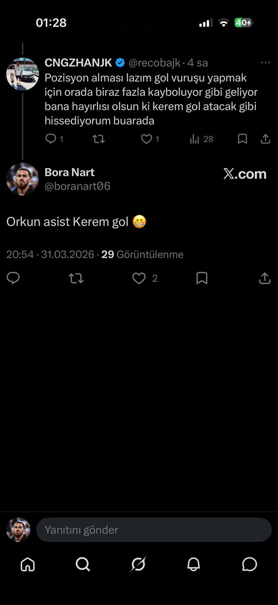Bora Nart tweet media