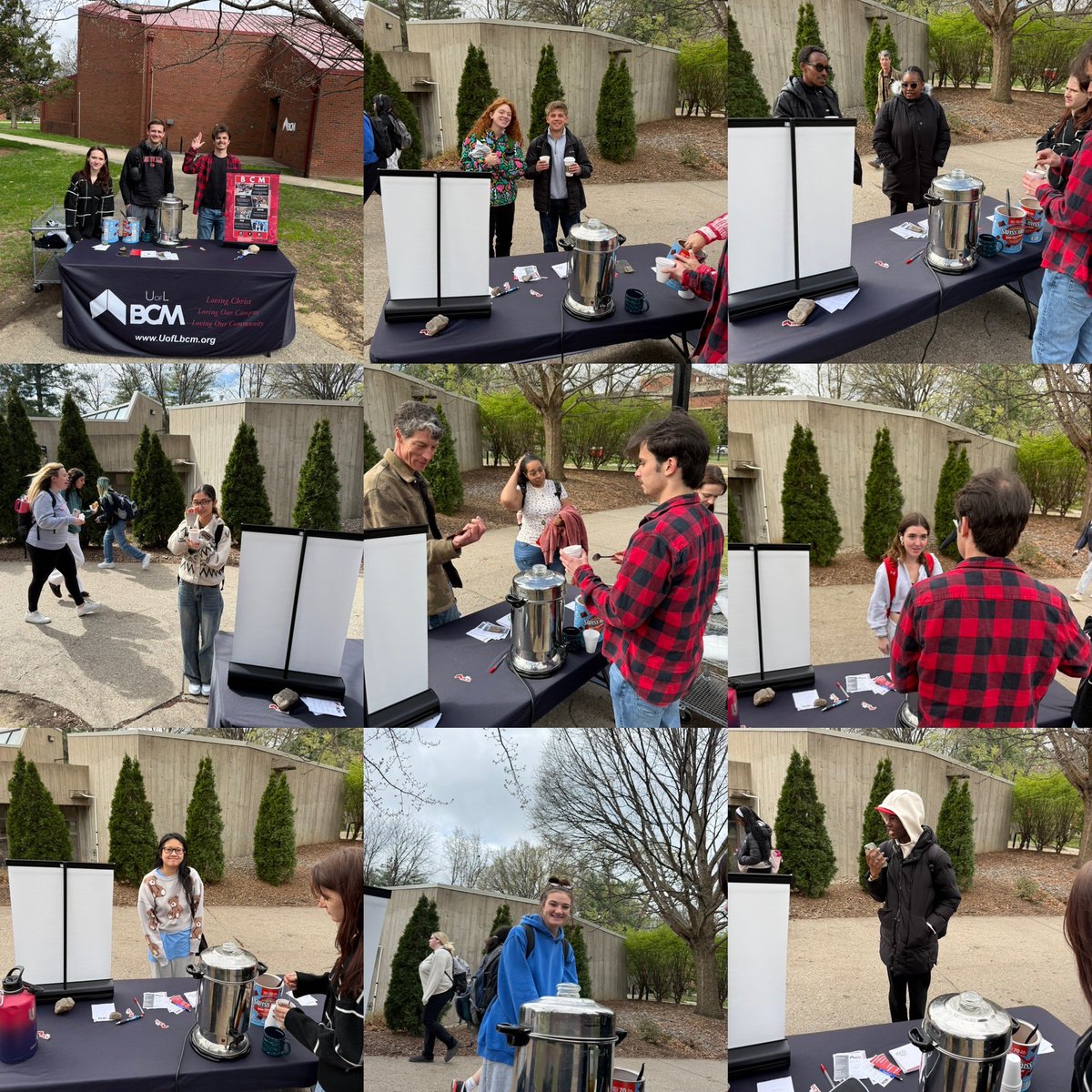 Building connections one cup at a time—coffee and conversations at UofL BCM. <a href="/uofl/">University of Louisville</a> <a href="/ULStudentEvents/">UofL Student Events</a> <a href="/ULStudentLife/">UL Student Life</a> <a href="/KentuckyBCM/">KYBCM</a> #bcmlife