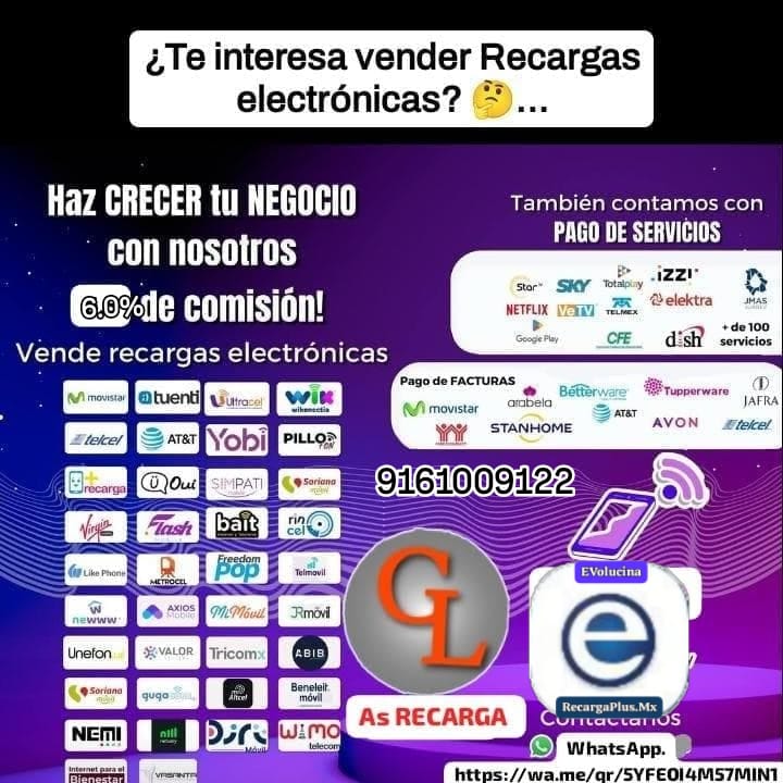 AnatolioPozo's tweet photo. Suscripciones gratis para ventas de tiempo aire y pagos de servicios https://t.co/Ts8I9fKgNi