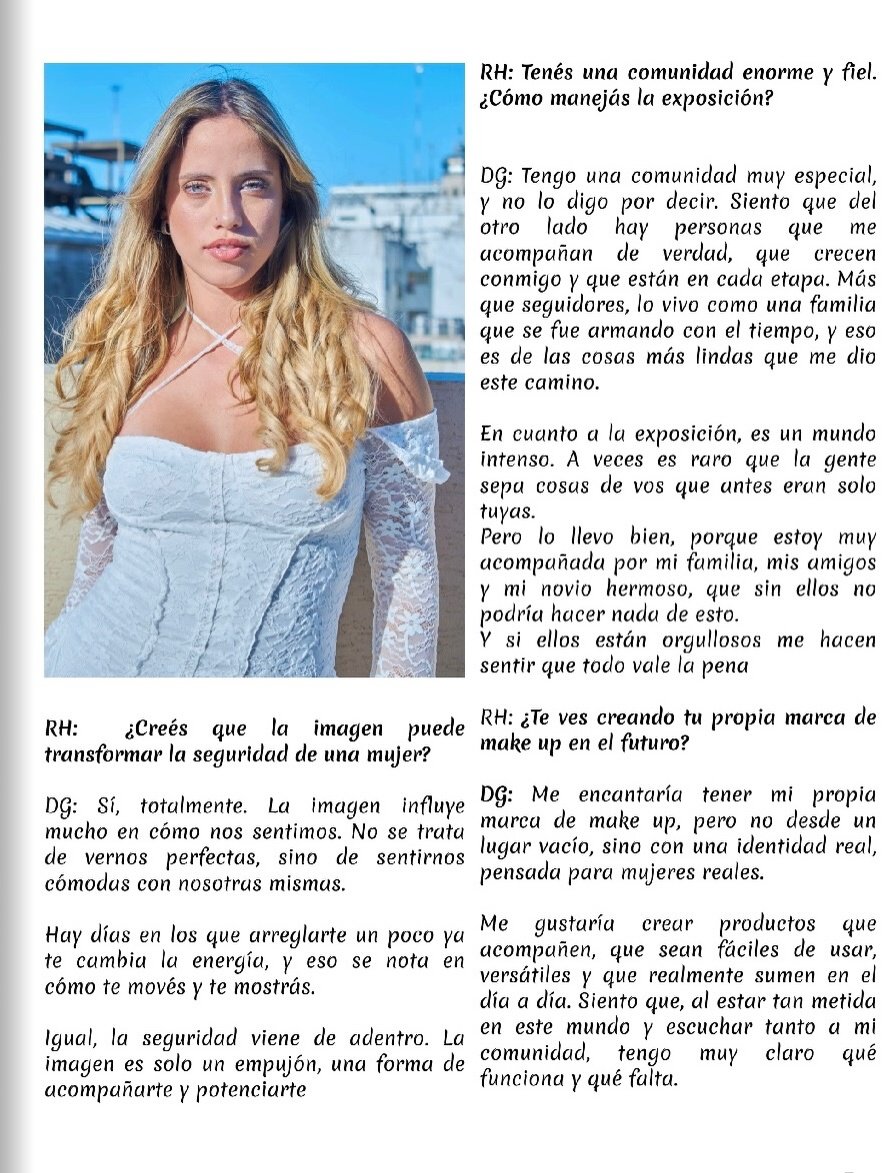 Purpleninjarg's tweet image. Denisse para la Edición de Marzo de la Revista Hannale.

¿Crees que la imagen transforma la seguridad de una mujer?

"Si, totalmente. La imagen influye mucho en cómo nos sentimos. No se trata de vernos perfectas sino de sentirnos cómodas con nosotras mismas" La amoo ❤️‍🔥 #DB