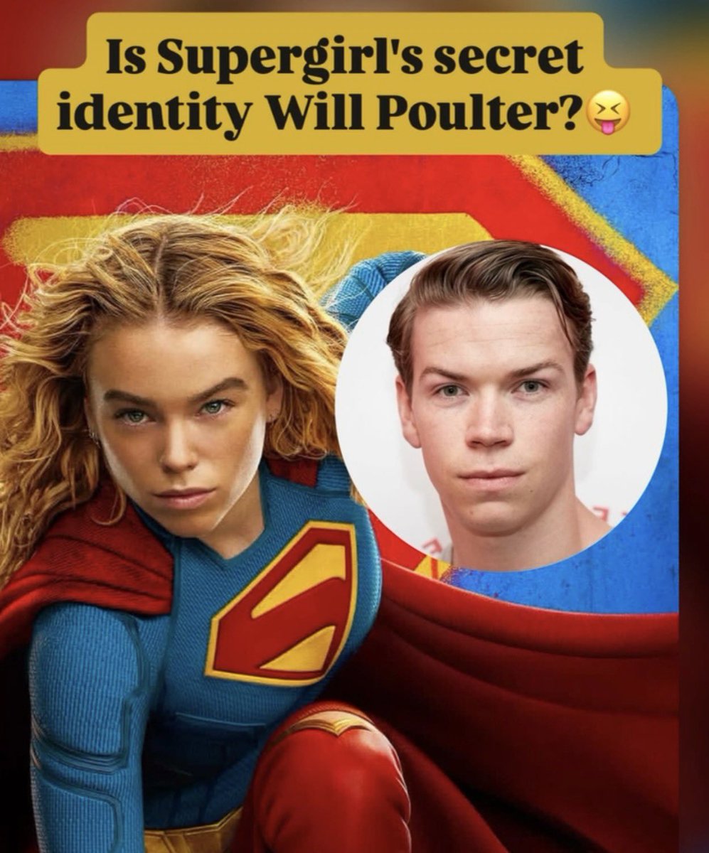 kevinwinston's tweet photo. Is Supergirl's secret identity Will Poulter?  😝🤔 

#supergirl https://t.co/G0E7E3VcXT