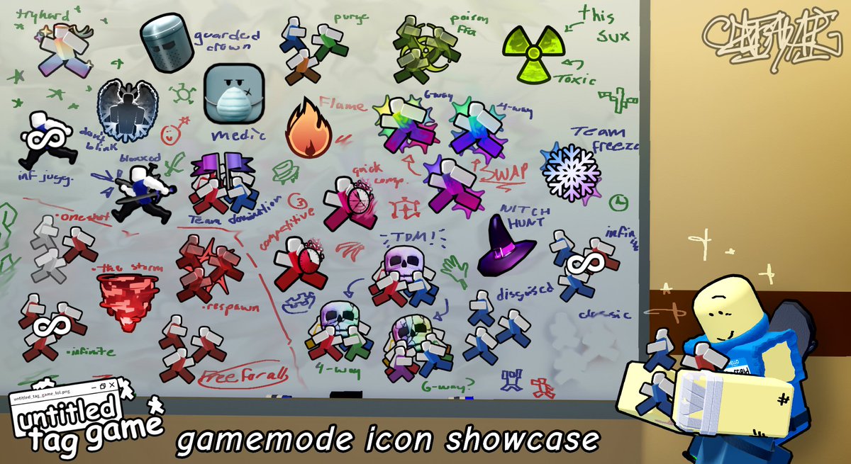 craigalaigg's tweet photo. mini showcase of assets i made for #untitledtaggame last update
 #utg #roblox #robloxart https://t.co/HXNxfTZYq5