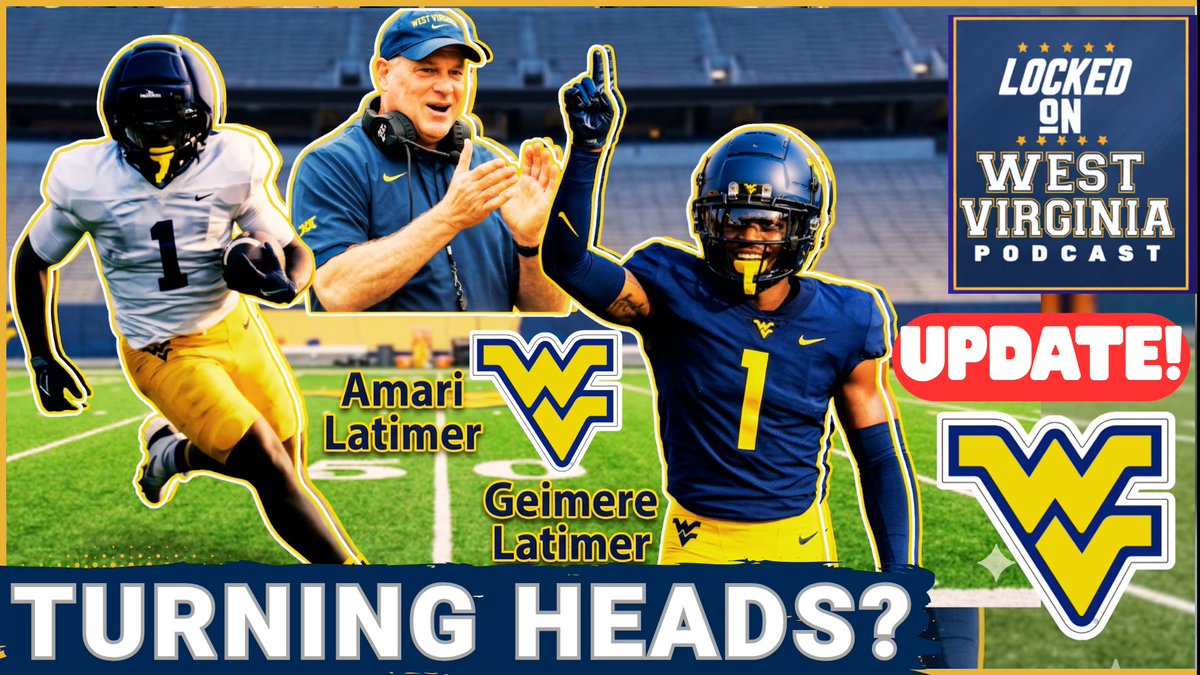 PaulMountaineer's tweet photo. FACT- The Latimer Brothers will be household names by seasons end.
FACT- WVU Football's X account posted about them both today. We go live to discuss two of my Favs! @glat74 @LatimerGeimere @amarilatimer_ https://t.co/yf38a1CJvp