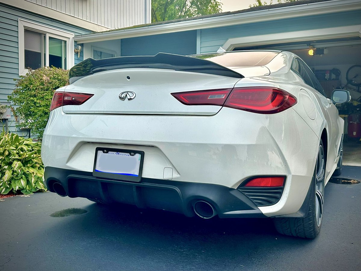 spyderfett's tweet photo. @R3N0_0 Love it! That color is 🔥 on the sedan. Here’s my Q60. https://t.co/9EwRgOY6mv