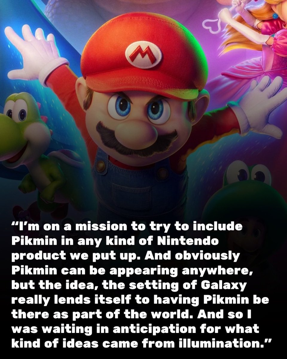 PikminInformer's tweet photo. In an interview with IGN, Shigeru Miyamoto said that he is “on a mission” to include Pikmin in all of Nintendo’s products. 🙌

https://t.co/1F1cMbqgjL https://t.co/TbqAsudwnZ