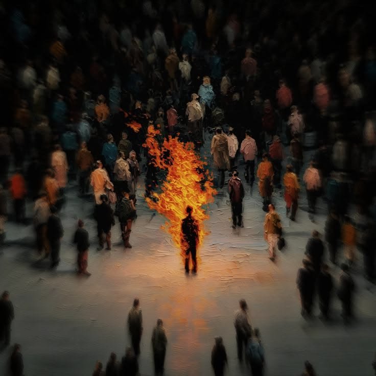 r3hi_r3hi's tweet photo. The scorching flames will never know pain.
Have you seen worms in a burning fire?
Or flies perch on frying flesh?
Of course not.

When you are on fire, they can’t come near.
When you rise higher, they can’t compare.
When you shine brighter, they can't but fear.

#Poethon: A Writer's Journey 
Day 115✍️✨