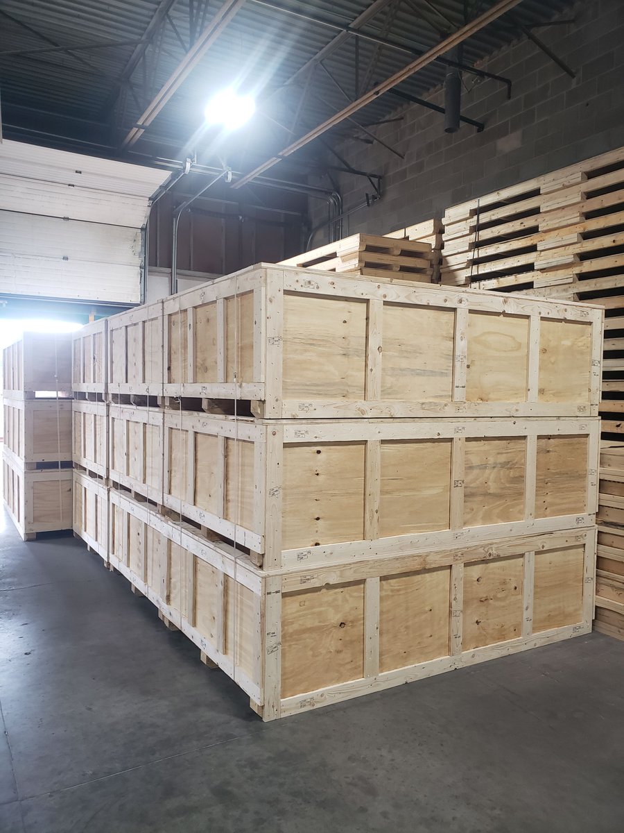 CFpittsburgh's tweet photo. These 18-foot production crates were built to support a fellow C&amp;F location on a large-scale project that exceeded their in-house capacity. It’s a great example of the power of the C&amp;F network—collaborating across locations to deliver seamless solutions when it matters most.
#CF https://t.co/6K2uMbjKCq