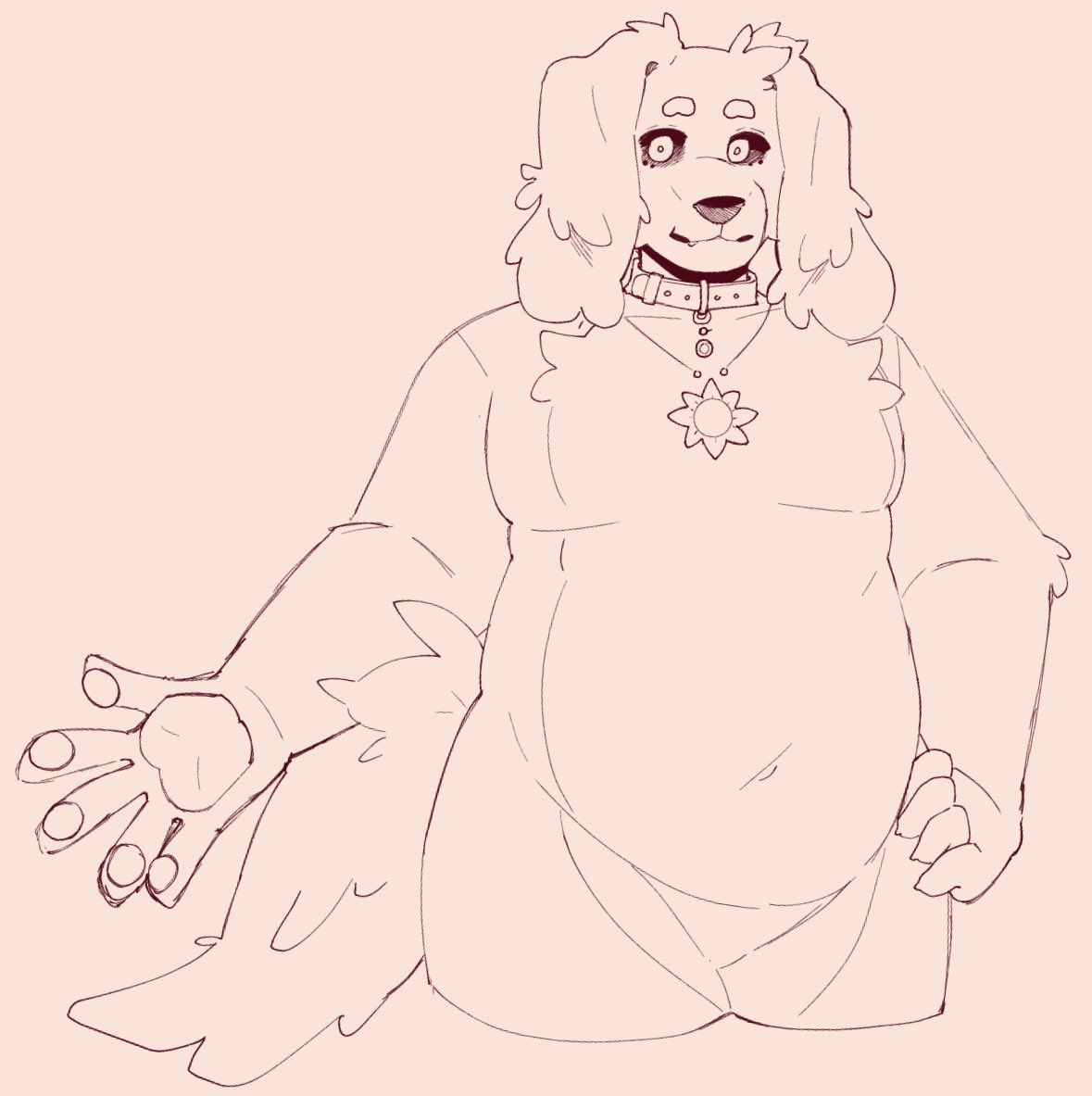 bearstargazing_'s tweet photo. uncolored sketch since I can’t decide which one looks better 💔 https://t.co/ClzpcpNQpA