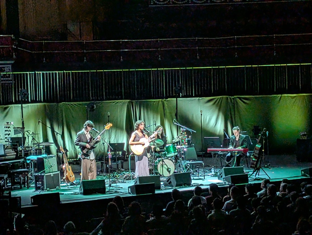 threetimesafool's tweet photo. And @imlianaflores was an inspired choice to open the night, with her jazzy, bossa nova-infused folk/pop, which set the tone beautifully.

#lianaflores https://t.co/Dd0CdDPaFy