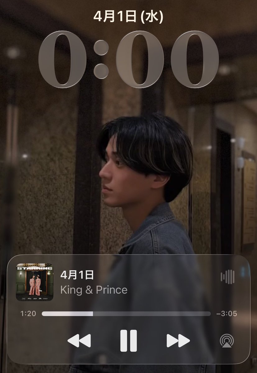 r______n817's tweet photo. ティアラのみなさん、今日は4月1日です！これを聴く日が来ました^^🖤💛🎶
#kingandprince #永瀬廉 #髙橋海人 
#4月1日 https://t.co/GUZkmpJVH1