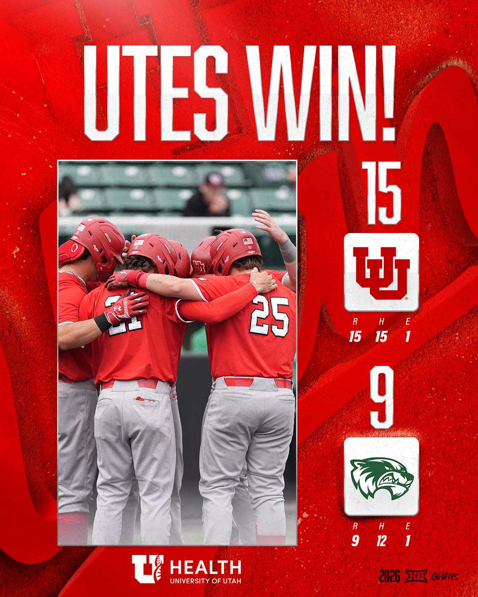 utahbaseball's tweet photo. #UtesWin down in Orem! https://t.co/miy1JcSePV