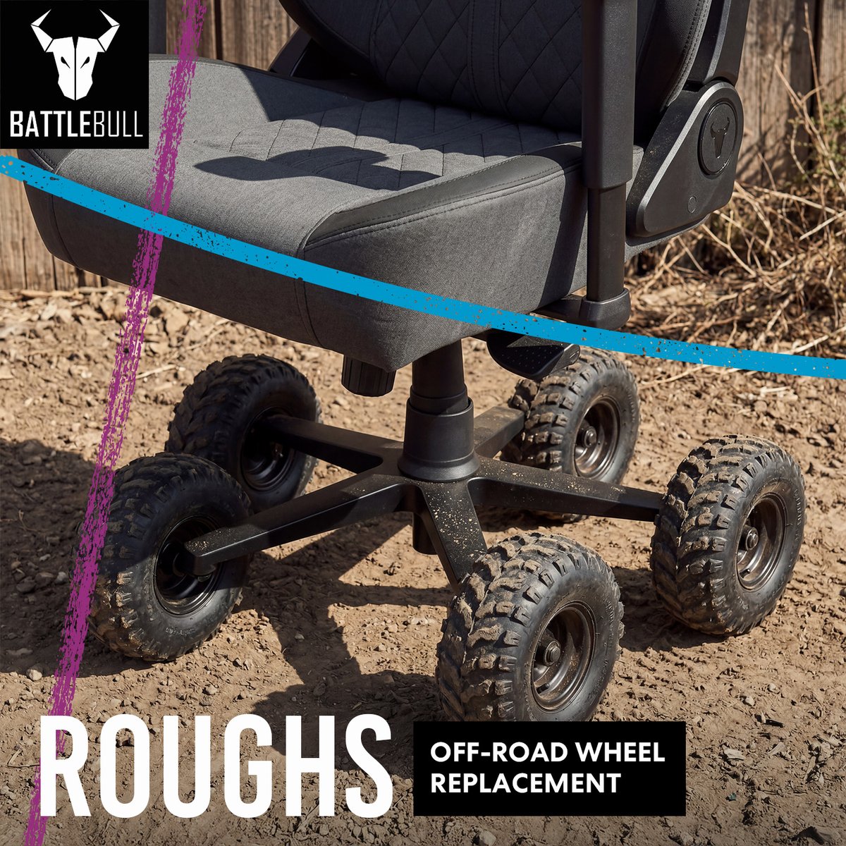 BattleBull_RT's tweet photo. You asked, We listened,
Introducing the new Battlebull Roughs Off-road wheel replacement set!
For when the going gets rough...
Coming Soon.... https://t.co/1aLIugoTmh