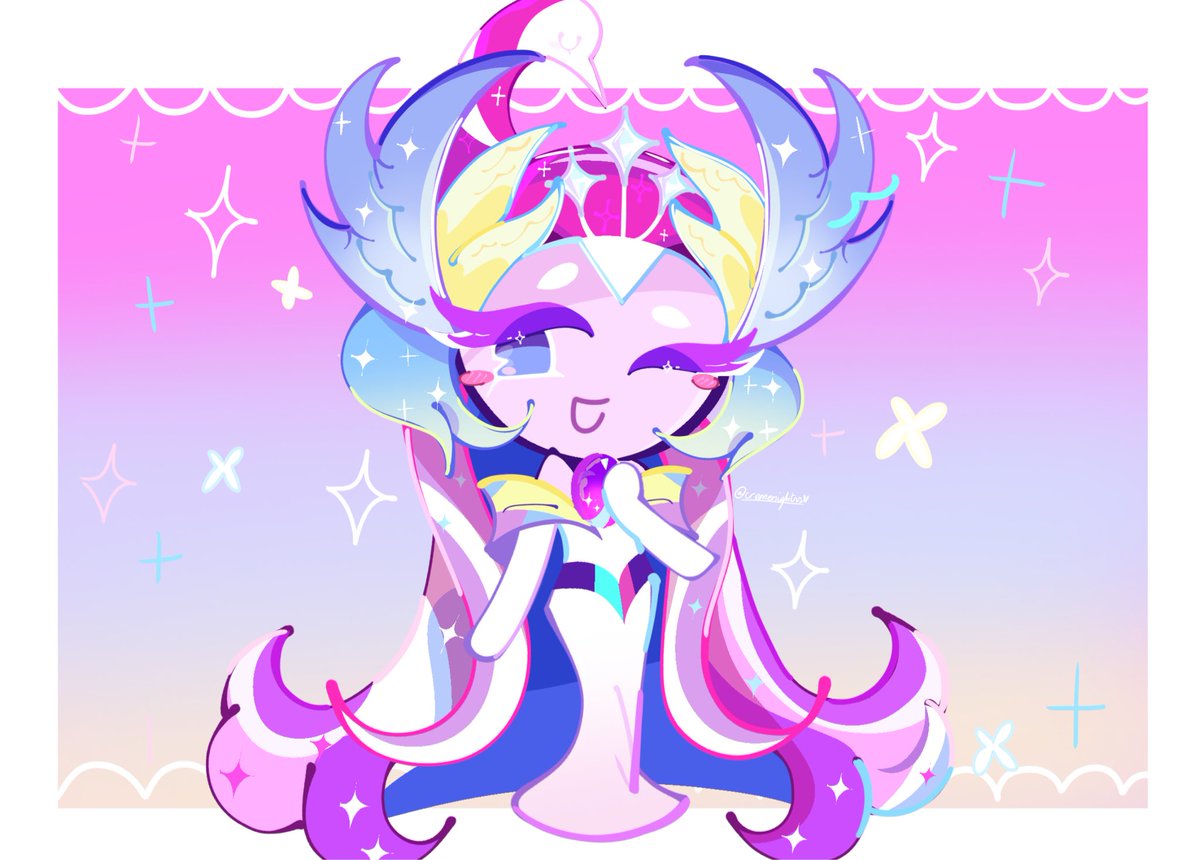 i wanted to try a different brush :) #sugarswancookie #cookierunkingdom #cookierun