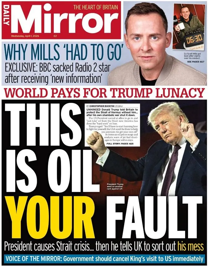 TheLastPersont2's tweet image. .
Donald Trump, this is another fine mess you’ve gotten us into...

After starting an illegal war, you need to reopen the Strait of Hormuz, end the nuclear &amp;amp; ballistic weapons programs, and preferably achieve regime change!

#r4today #bbcbreakfast #GMB #C4News #Newsnight  .