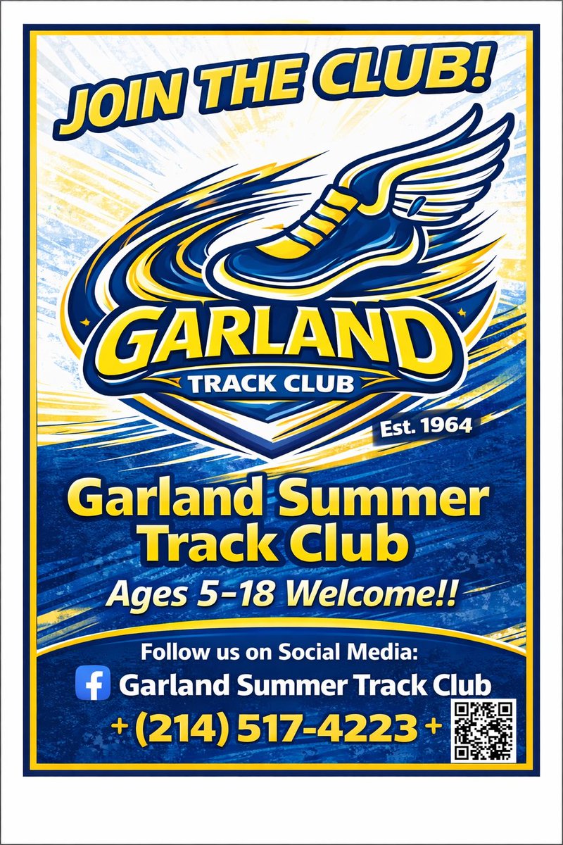 Garland summer track club tweet media