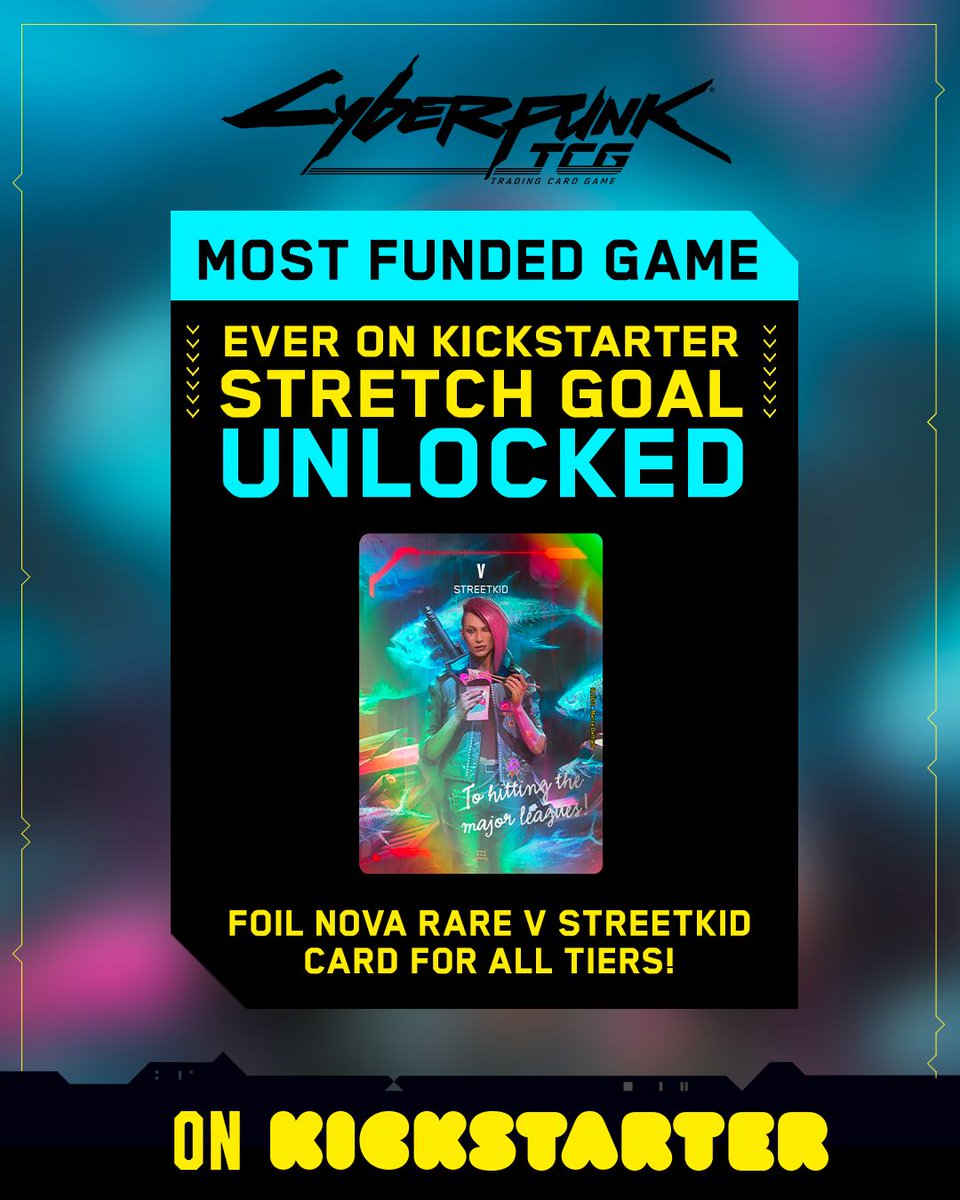 Cyberpunk Trading Card Game tweet media
