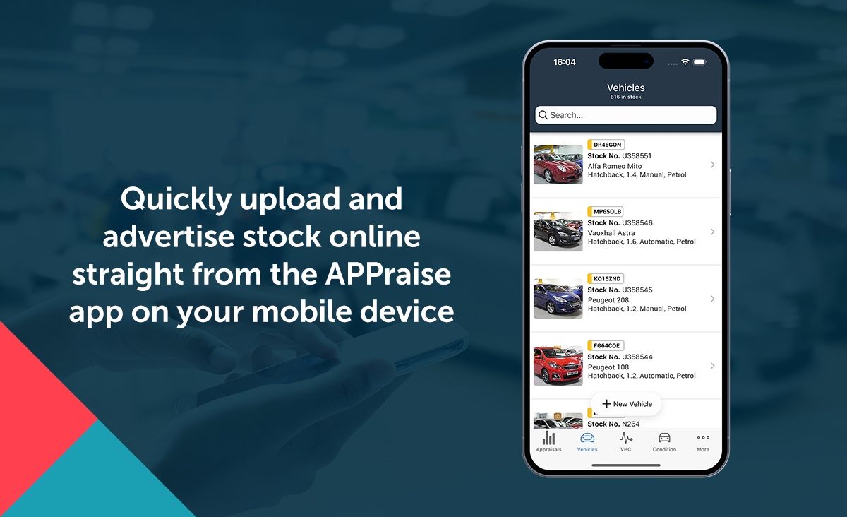Upload vehicles to your online advertisers in seconds, directly from your mobile with the APPraise app, so you can stay responsive and keep your stock moving wherever you are: dragon2000.co.uk/appraise-app/