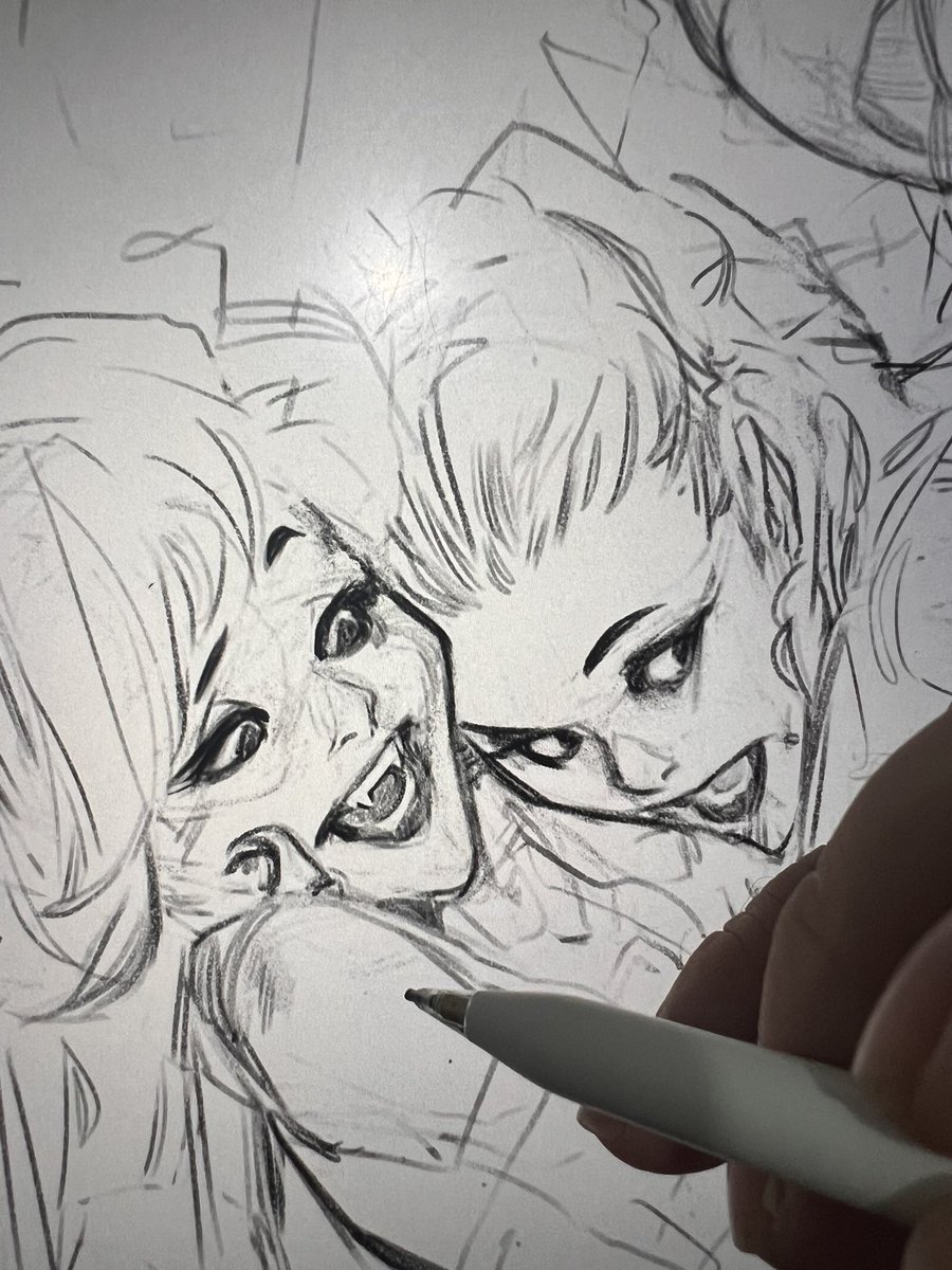 NabetseZitro's tweet image. Warmup sketch 
#vampires #clipstudiopaint #art