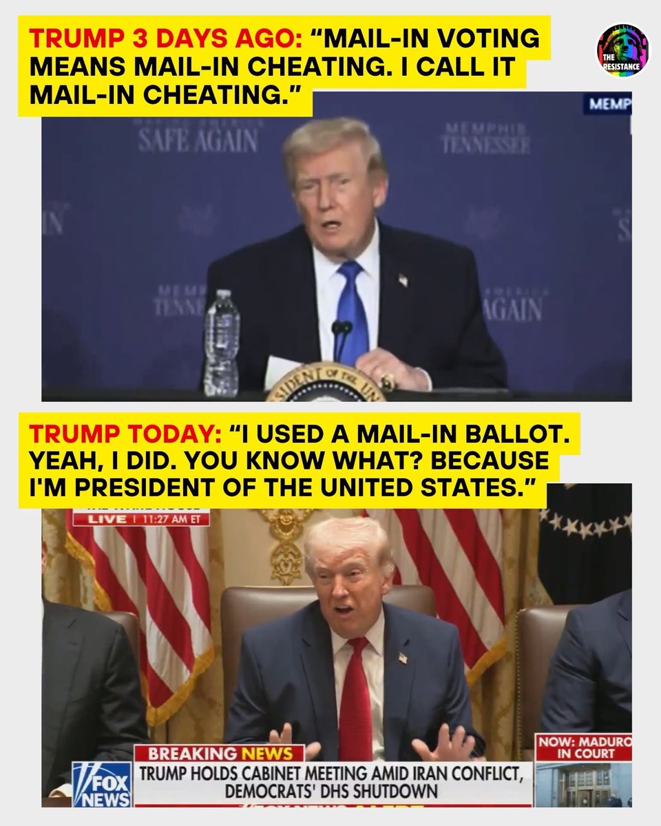 <a href="/RonFilipkowski/">Ron Filipkowski</a> #TrumpVotesByMail