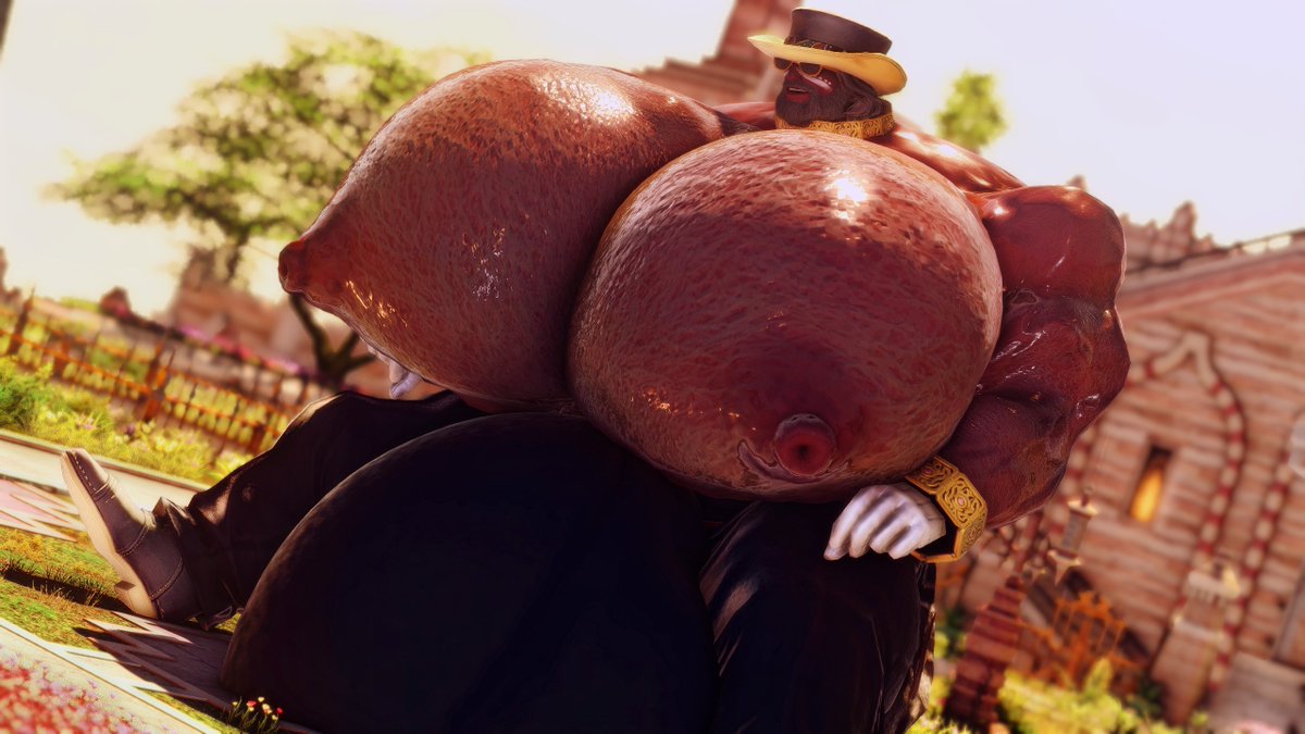 FreerangedBull's tweet photo. 🥛{Milk and Business}💰 "Phew, my boys could use a breather, eh Chairman?... Chairman? Where did you go? He was just here a second ago..." (3/3) #MacroMarch #sizetwitter https://t.co/sG9fImLQSp