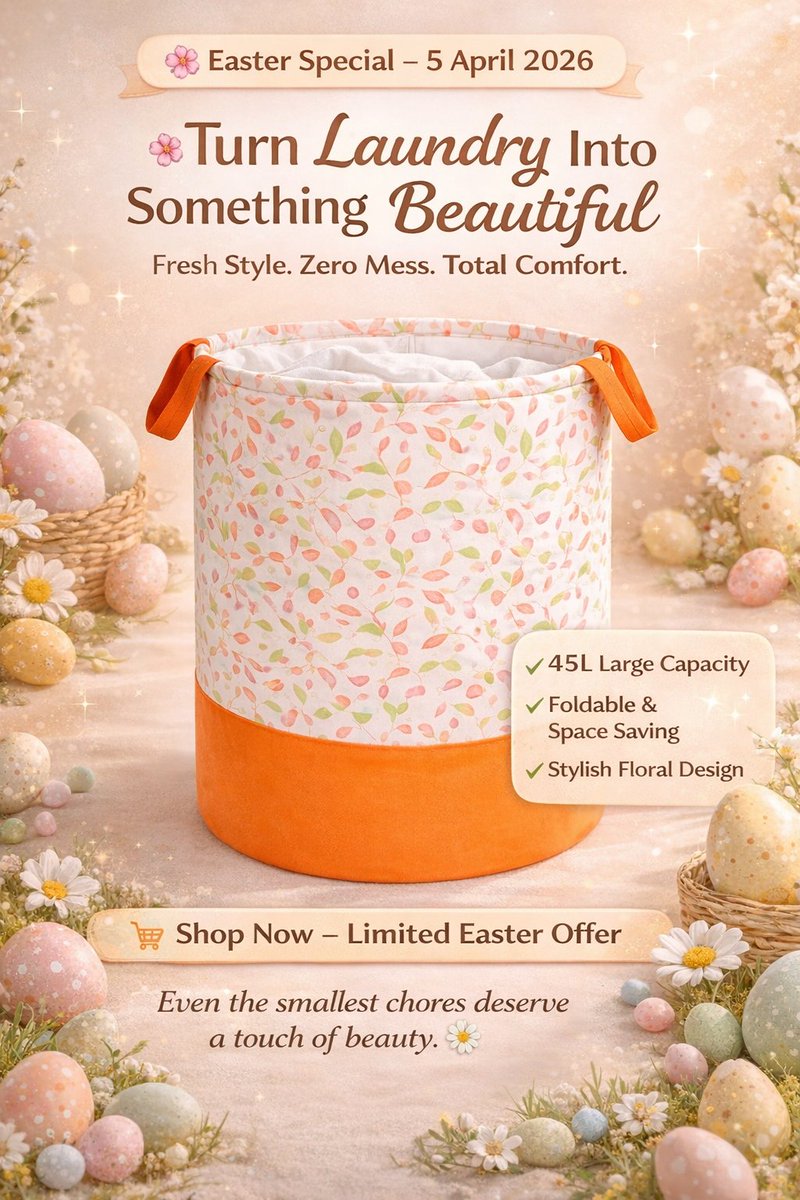 VekkeraStores's tweet image. 🌸 Easter Special – Fresh Home, Fresh Start! 🐣

👉 Shop now &amp;amp; refresh your space for Easter!

#Vekkera #LaundryBasket #HomeOrganization #EasterDecor #SpringCleaning
#HomeAesthetic #StorageSolutions #MinimalHome #UKHome #HomeInspo
#LaundryDay #OrganizedLiving #AmazonFindsUK