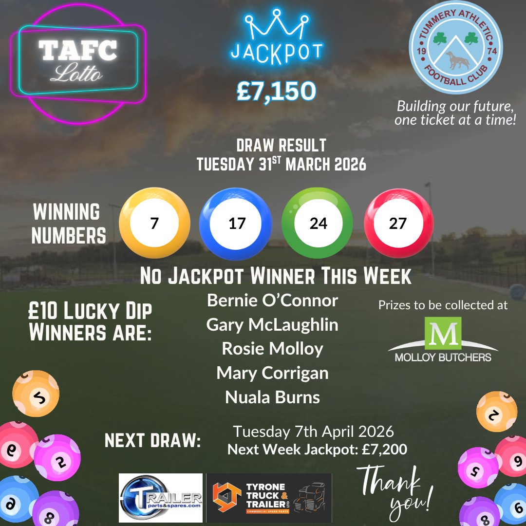 Tummery Athletic FC tweet media