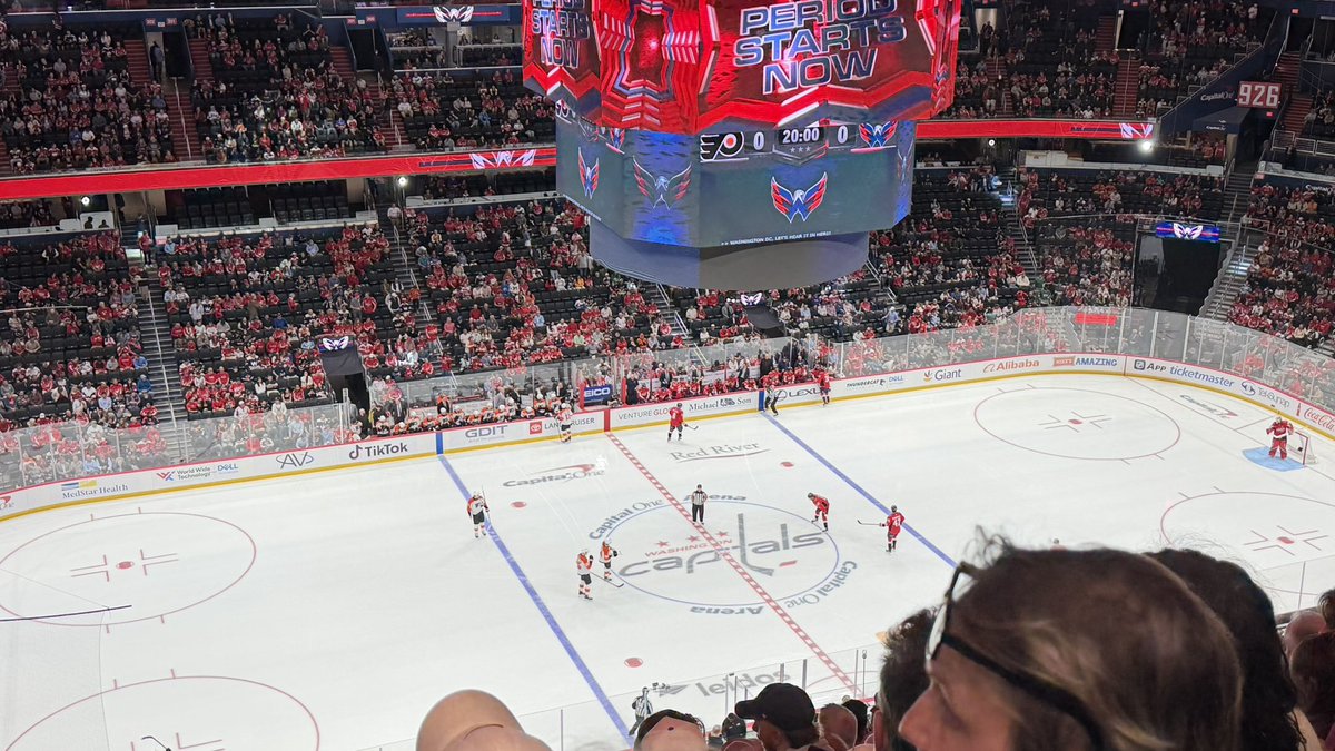JayWarren111879's tweet photo. It’s the Capitals versus Flyers.  Let’s Go Caps!  F. Philly! https://t.co/ZE91kzapok
