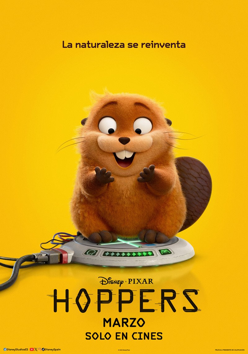 Al fin he visto Hoppers, y sí, ahora lo puedo afirmar, la mejor peli de Pixar no secuela en bastante tiempo, me ha gustado mucho más de lo que esperaba. A priori parece tontorrona pero es muy, muy bonita y divertida. La animación y el apartado visual, como siempre, de 10.