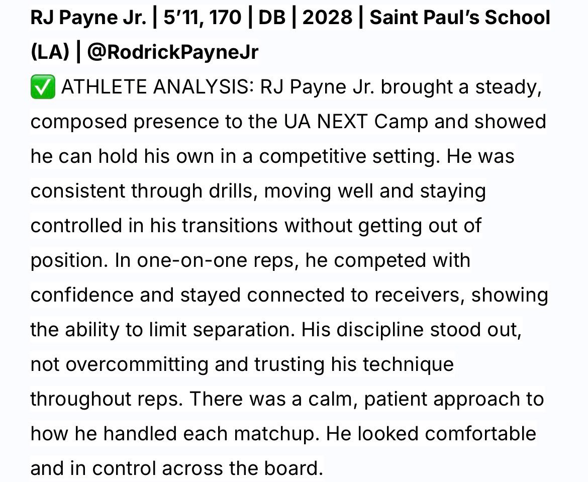 Rodrick “Rj” Payne Jr. tweet media