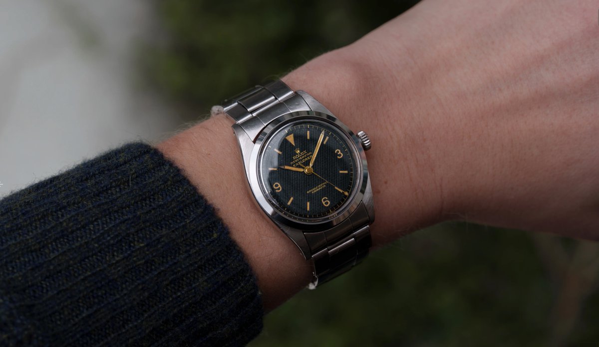 syJackaL's tweet image. 6350, EXPLORER, HONEYCOMB DIAL, STEEL #rolex #watches #vintage
