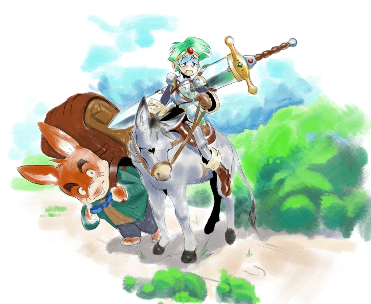 bearscandrawtoo's tweet photo. a #jrpg / fantasy #anime inspired piece of art https://t.co/P33dbuK1gv