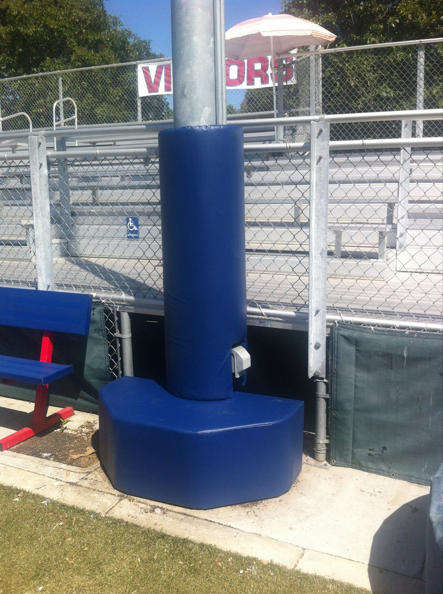 SVPadding's tweet photo. Most providers will take one look at a job like this and pass. We said, "Challenge accepted." Irregular shapes, awkward angles, exposed conduit, we wrap it all!
If your facility has a padding problem that's been sitting in the "too hard" pile, that's our specialty. #ncaa https://t.co/nhaWD9FBFv