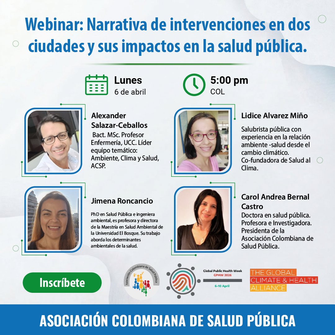 Asociación Colombiana de Salud Pública tweet media