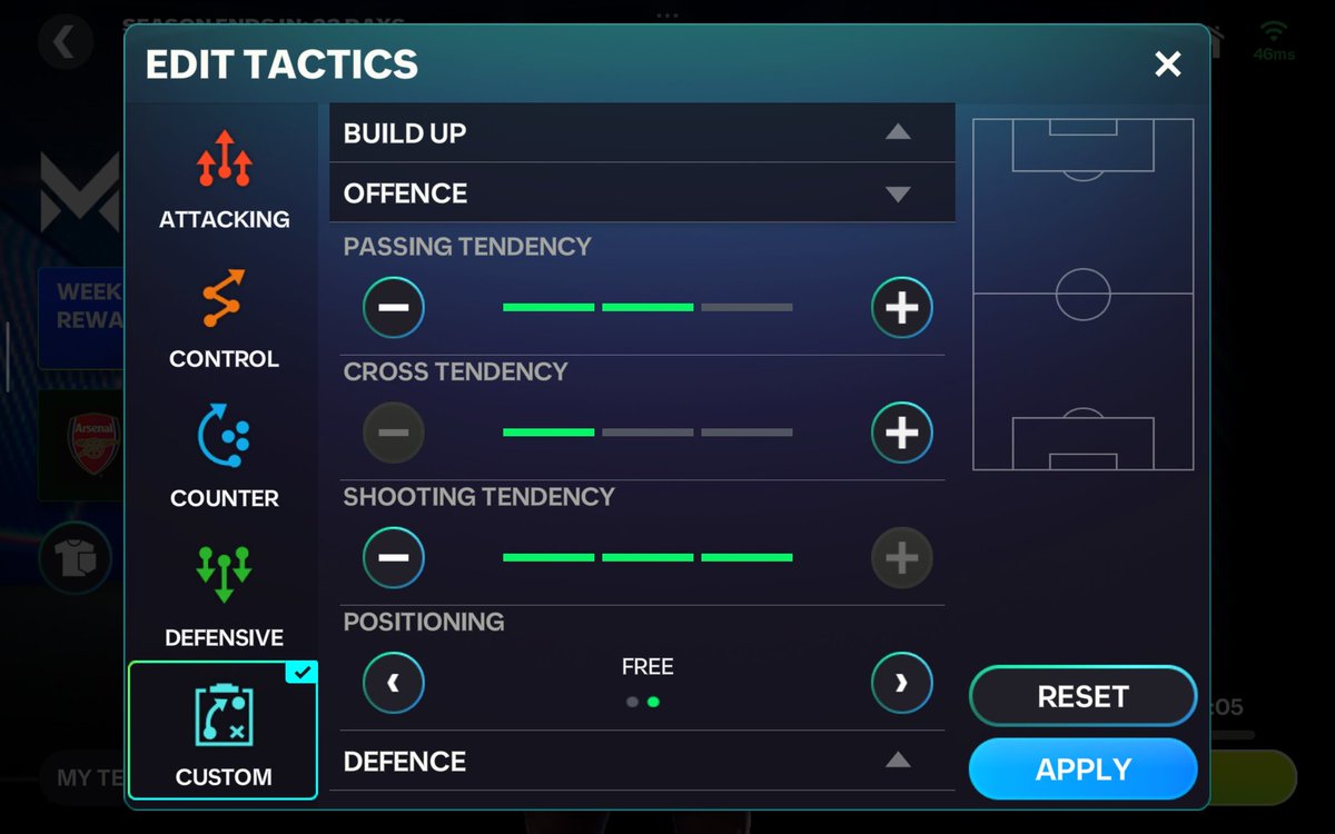 AFC_Avanor's tweet photo. Manager mode road to fc champion!!! With low ovr squad
Sorry for the wait here you go. Solid defense and attack, attack depends on your players consistency.
Many more tactics to come, give it a try and show love in comments.
Your review matters a lot to me.
#managermode #fcmobile #fcchampion