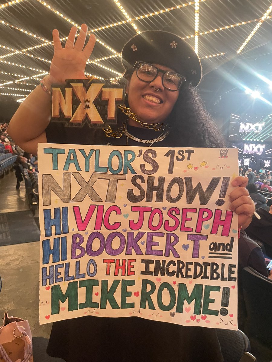 taylormorales40's tweet photo. I’m ready for #NXTRoadblock tonight!

#WWENXT #WWEMSG https://t.co/QykggNTP35