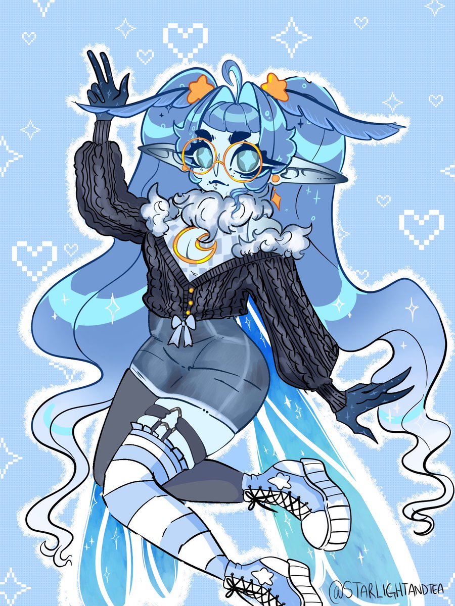 Starlightandtea's tweet photo. Hi I do art I promise,,, orz
(art I did of my vtuber teehee)
#mothvtuber https://t.co/GzOU4XS5ta
