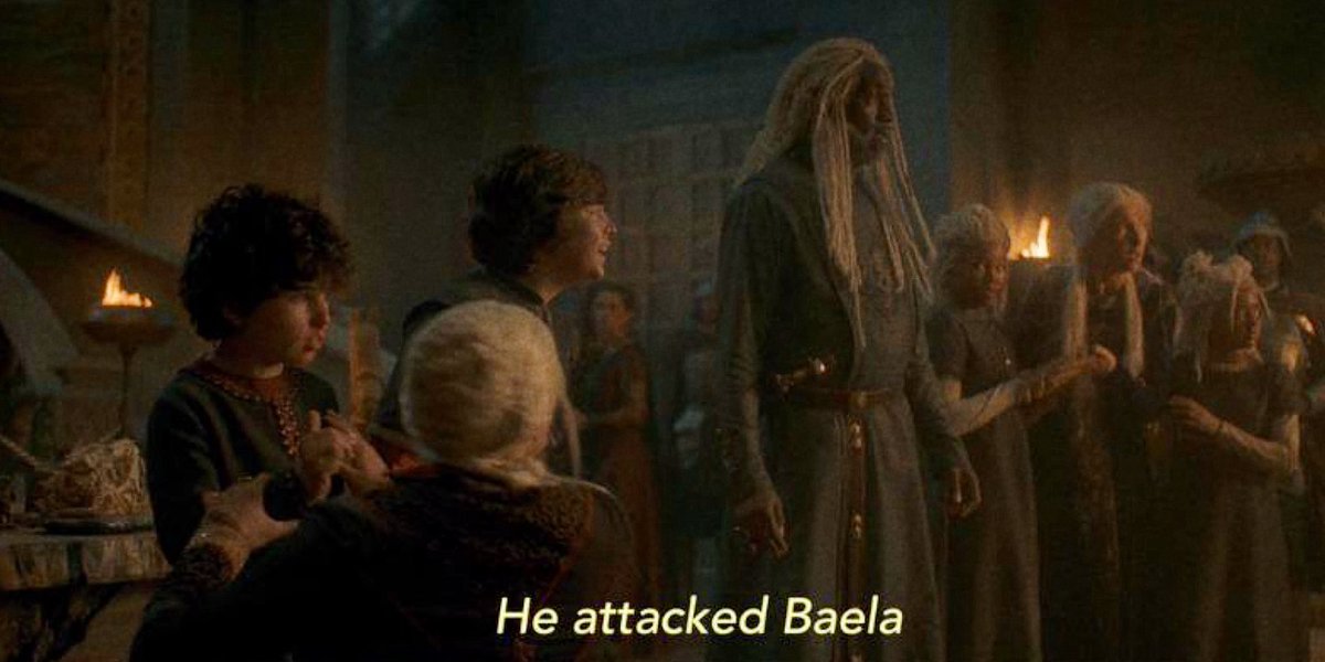 rvgsdelight's tweet image. claiming that not even jace cares about baela is crazy when she’s one of the very few people he cares about and protects the most, I’m sensing some racist undertones here but #OK