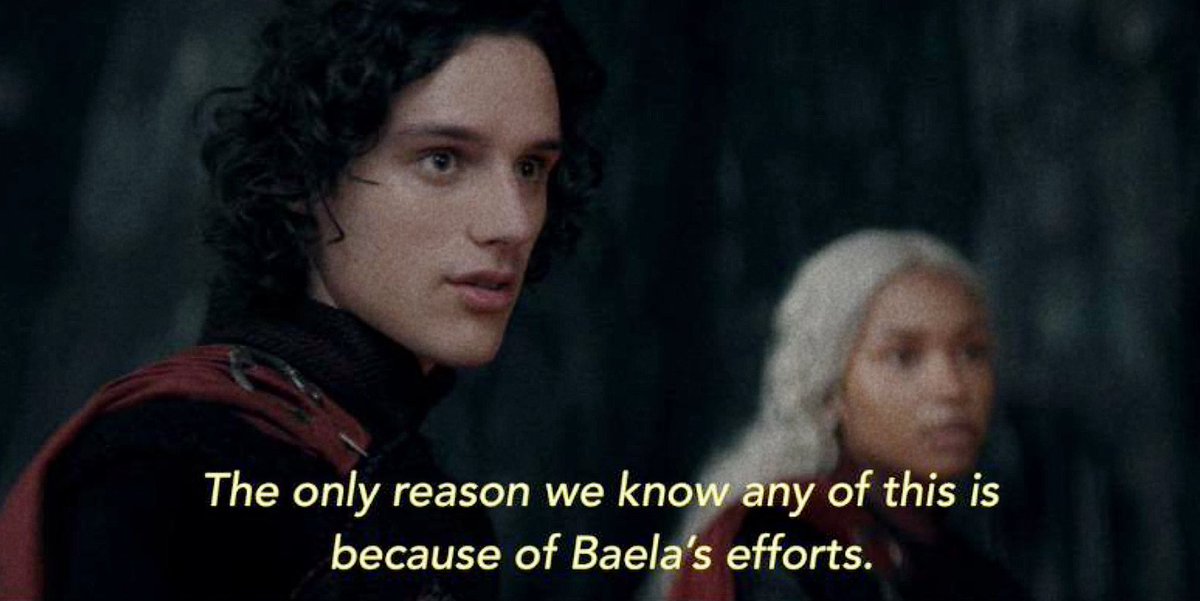 rvgsdelight's tweet image. claiming that not even jace cares about baela is crazy when she’s one of the very few people he cares about and protects the most, I’m sensing some racist undertones here but #OK