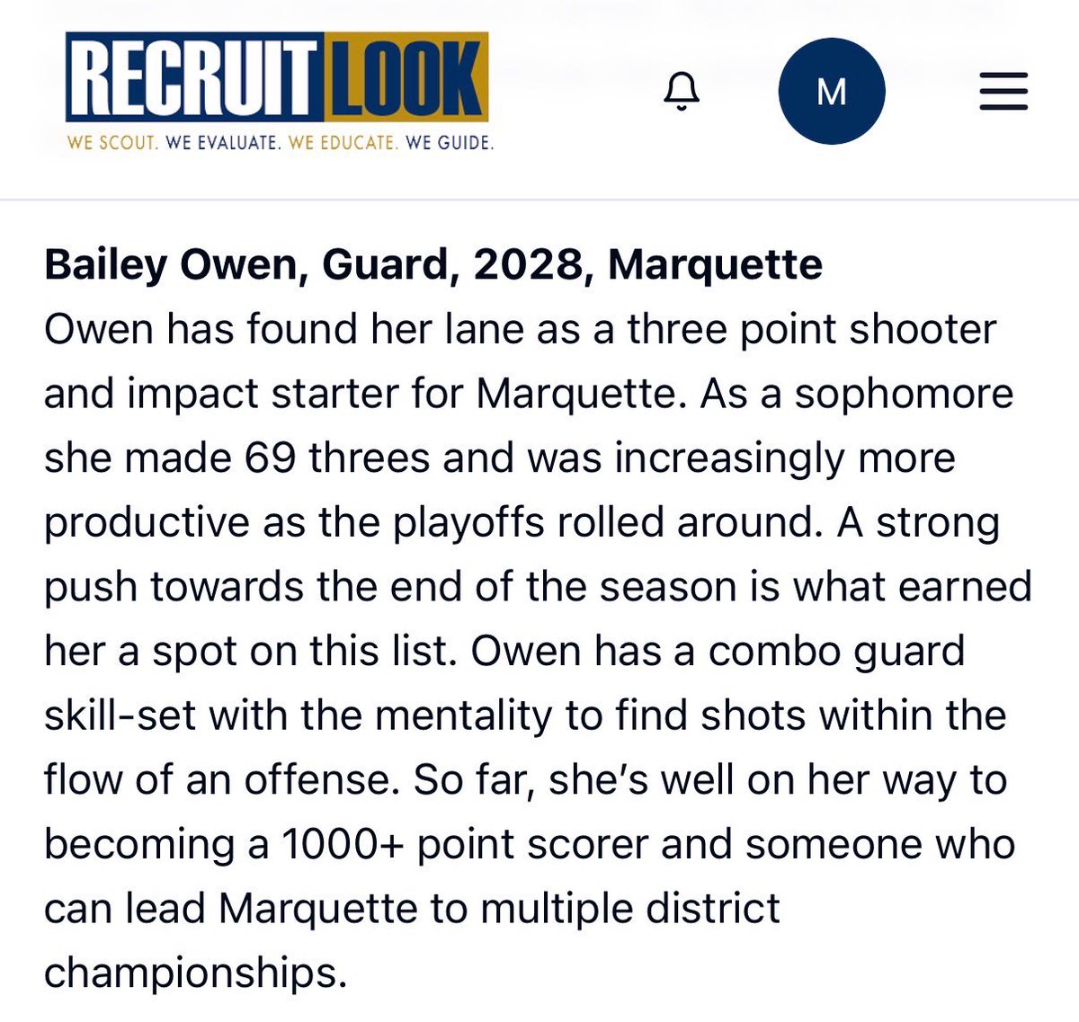 _baileyowen's tweet photo. Thank you for the write up! @RL_HoopsGirls @chazglotta @MustangsWBB @rnrhoops https://t.co/U5DYzbzd7w