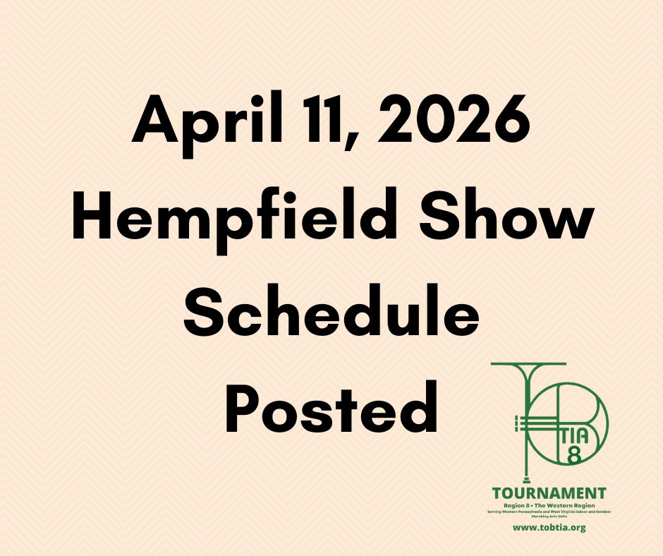 tobtia8's tweet photo. There's no Region 8 show this weekend but make plans to join us at Hempfield Area High School on April 11th!

https://t.co/q777nngrmG https://t.co/L3oUjWtcpv