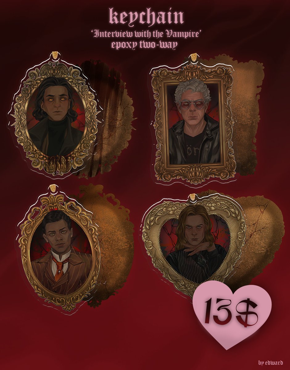 I finally started selling merch thanks to <a href="/ACGGoods/">ACGGoods</a> ! You can buy keychains featuring Hannibal and Interview with the Vampire with my design via the link below) 

P.S I'd really appreciate it if you shared this post <3

;; #hannibal #iwtv