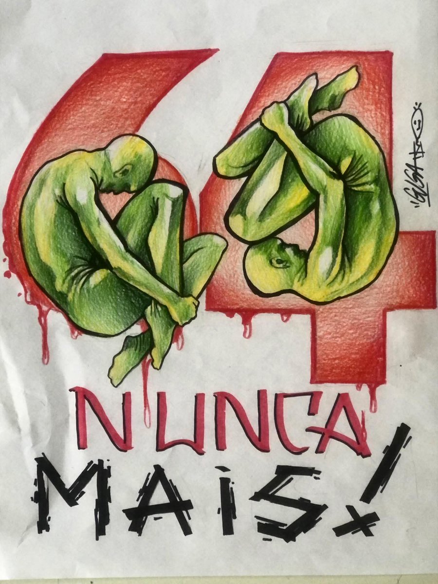 #ditaduranuncamais