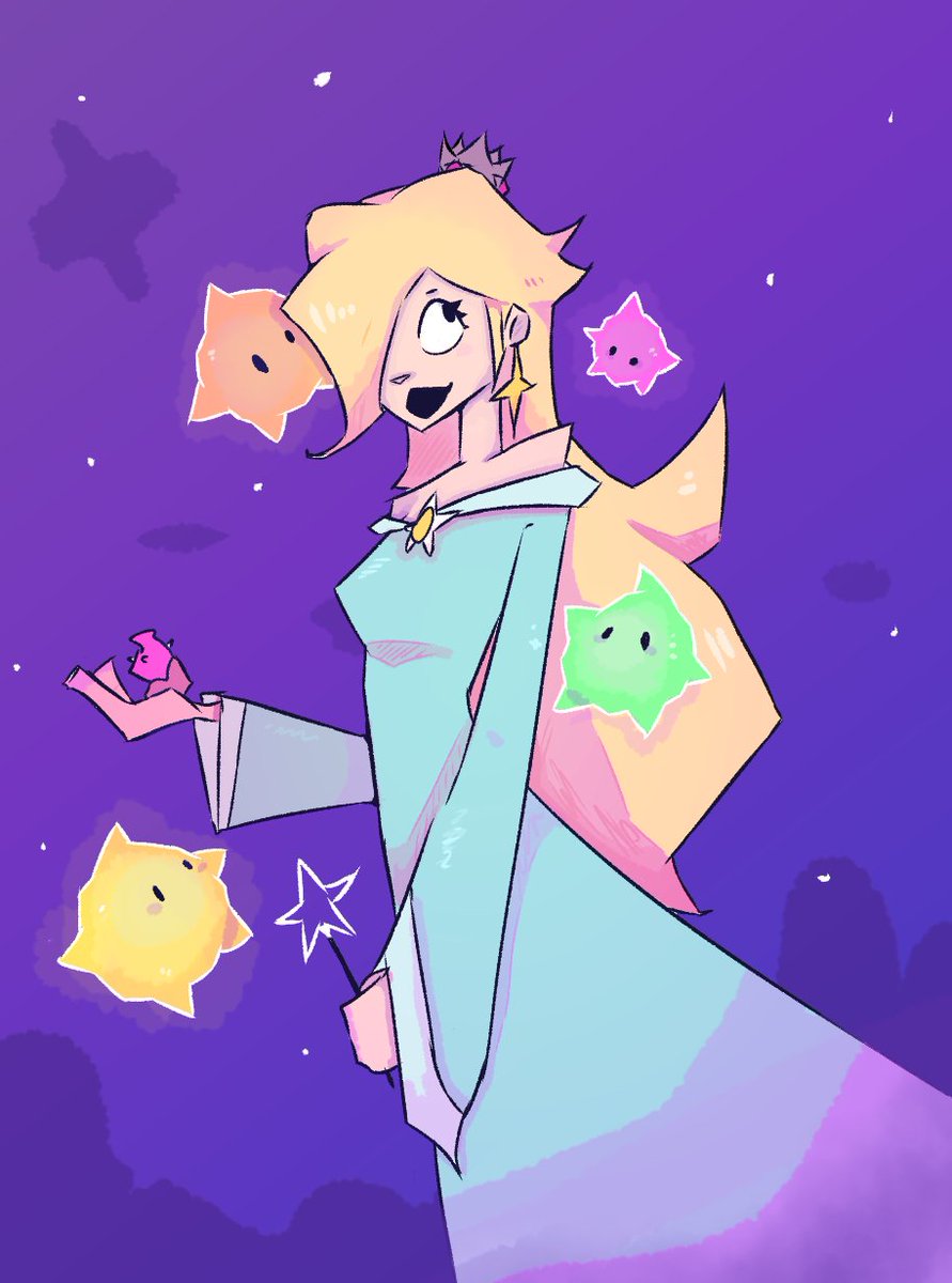 rodoeevee's tweet photo. Rosalina fanart 
Tomorrow Mario galaxy movie 👀⭐ https://t.co/VvQT0CPSKI