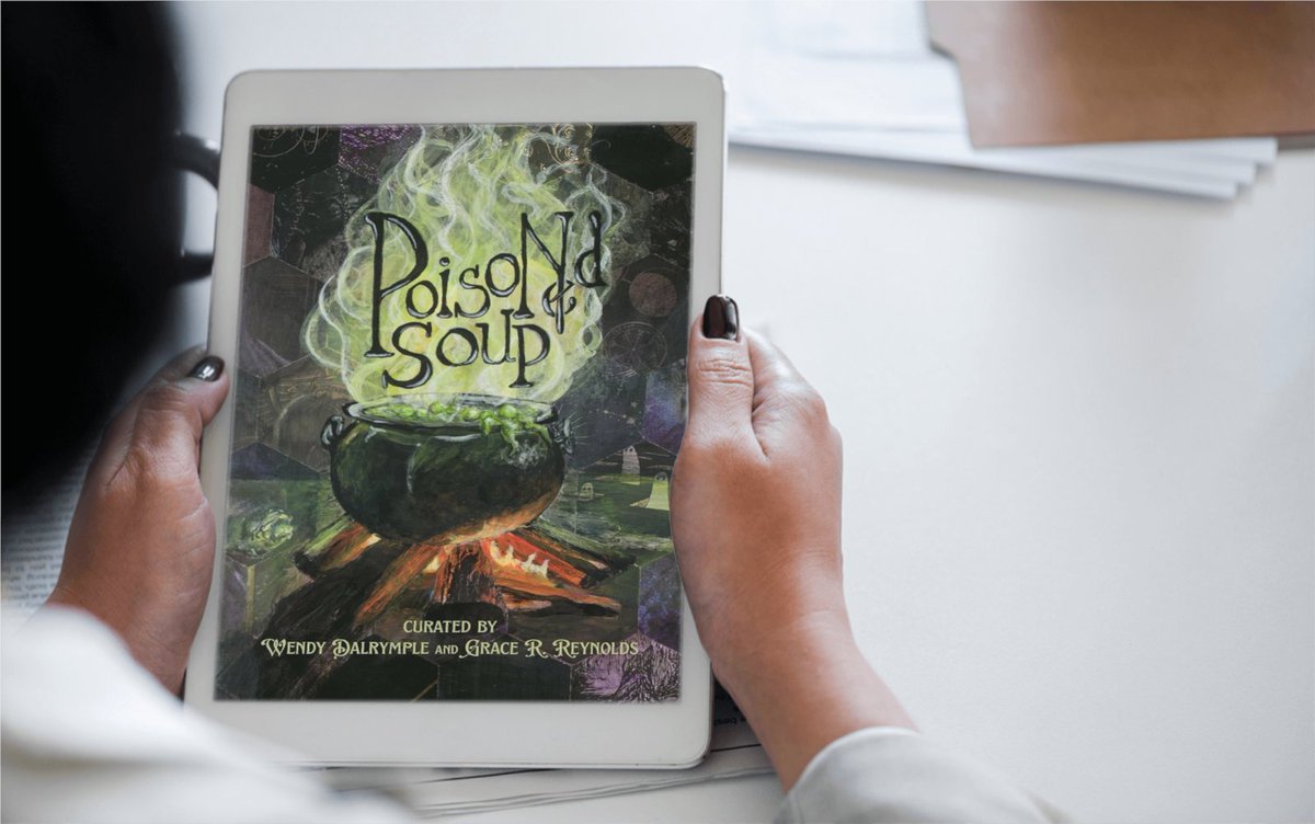 mybook.to/poisonedsoup
A dash of nostalgia.
A pinch of madness.
A full bowl of horror. 
🍲Poisoned Soup for the Macabre serves 51 twisted tales inspired by the stories that first scared us.

#HorrorAnthology #DarkFiction #IndieHorror #ShortStories #HorrorCommunity