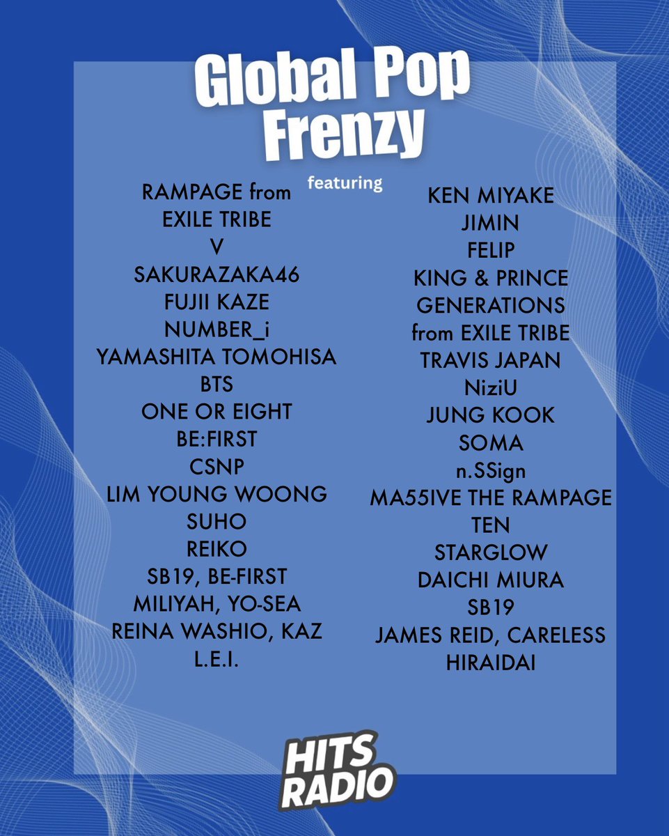 HitsRadioCanada's tweet image. Join us for another feel-good day/evening filled with great music, fun energy, and songs to keep you company wherever you’re listening from. Whether you’re winding down at night or starting your day, we hope today’s playlist brings a little extra happiness your way.

Tune in: