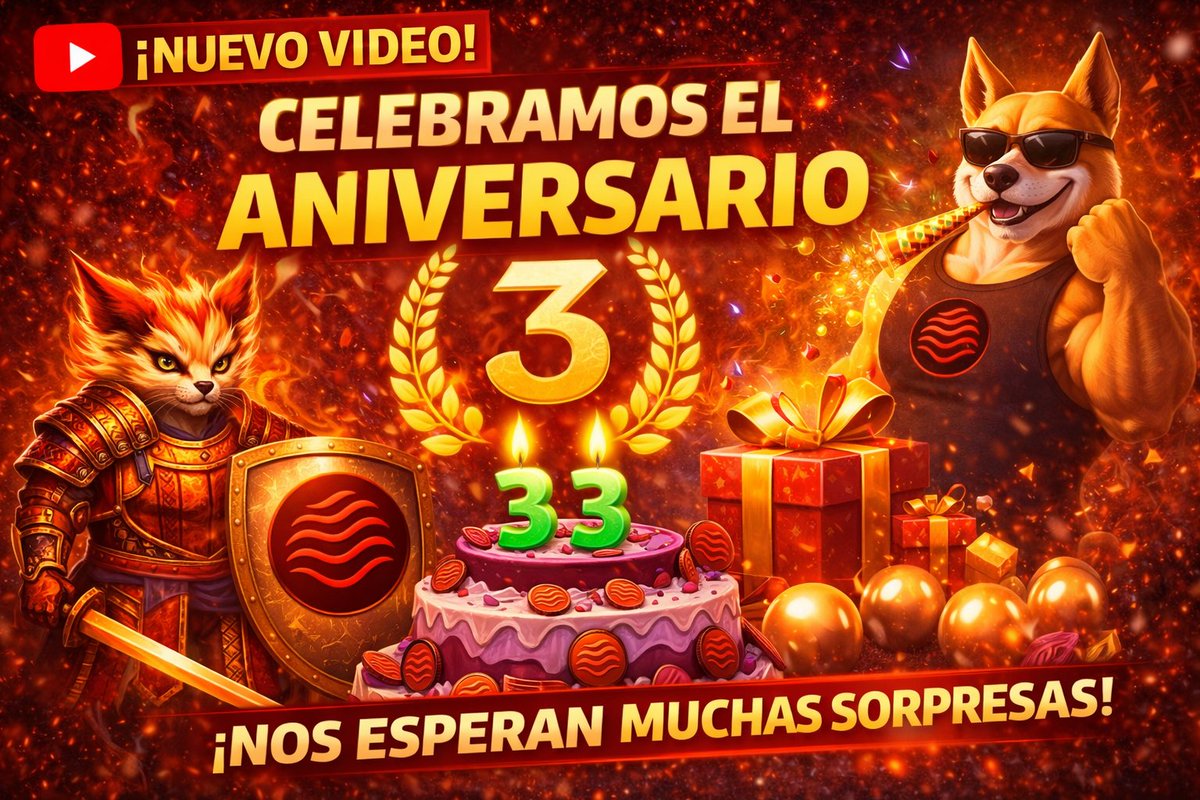EstebanAgu57796's tweet image. 🌘 Nuevo video 🔥

😍Celebrando hoy el aniversario numero 3 del proyecto @MuzzleToken.
@YouTube 
Comunidad unida y creciendo fuerte Todos somos #MuzzPack $Muzz es de la gente.
#ForThePeople