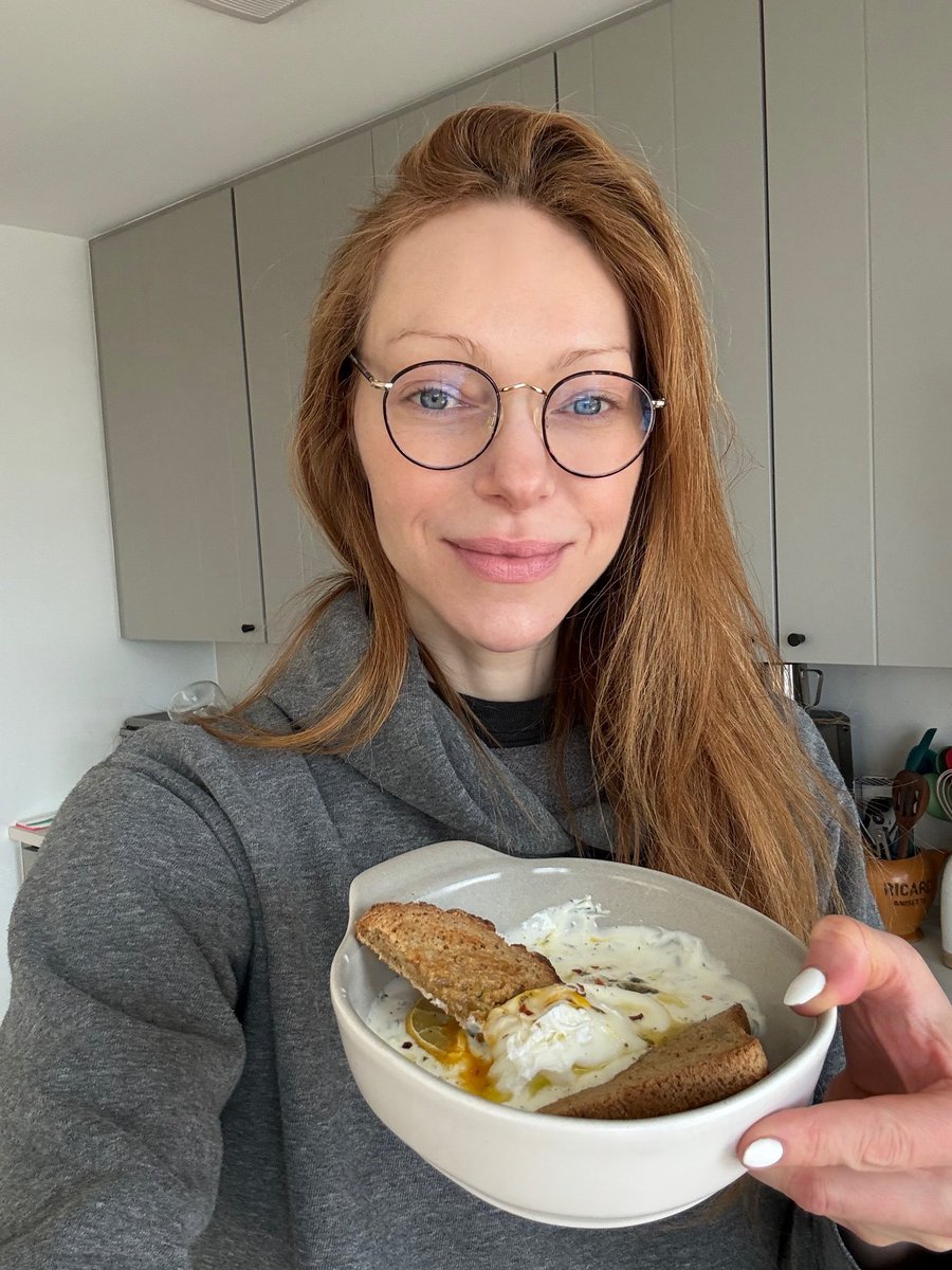 Tried this awesome mediterranean egg dish that inspired a new recipe of my own! Can’t wait to share it—coming soon!😋