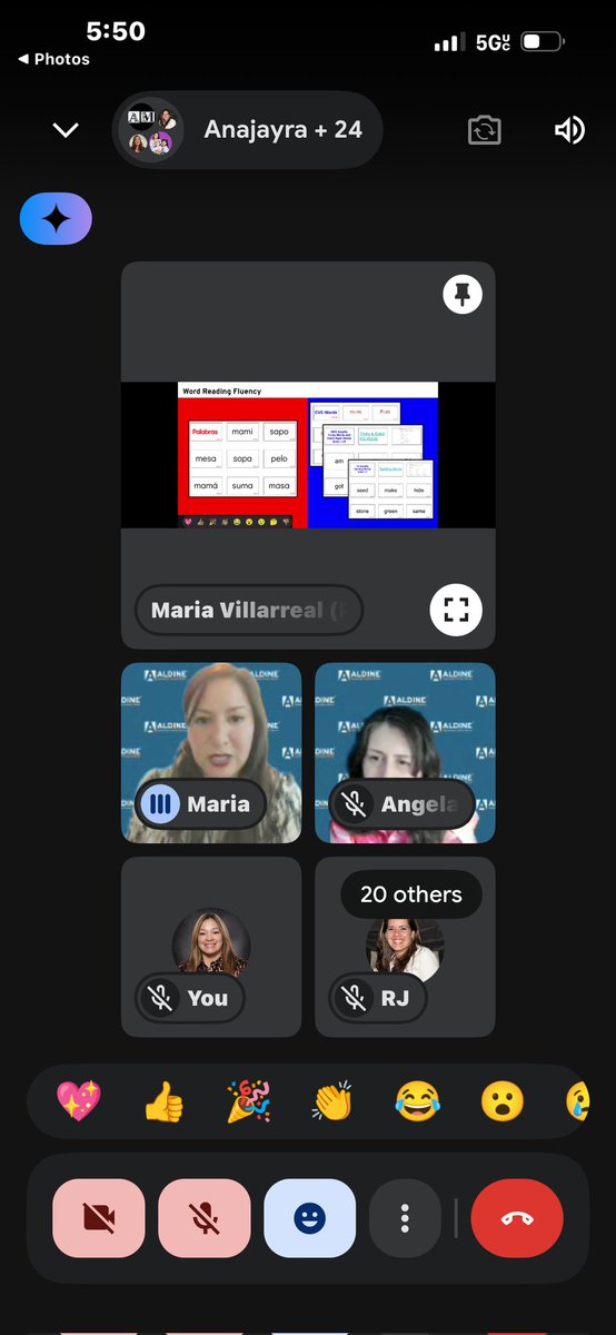 angcala's tweet photo. Aldine Additonal Resources in Spanish and English virtual training session. Our amazing OWDL teachers connecting after school to learn new ways to support instruction in both languages! 👍😃🙌❤️💙
Because our @AldineISD goal is Biliteracy!!! https://t.co/a7AYpfeNQv