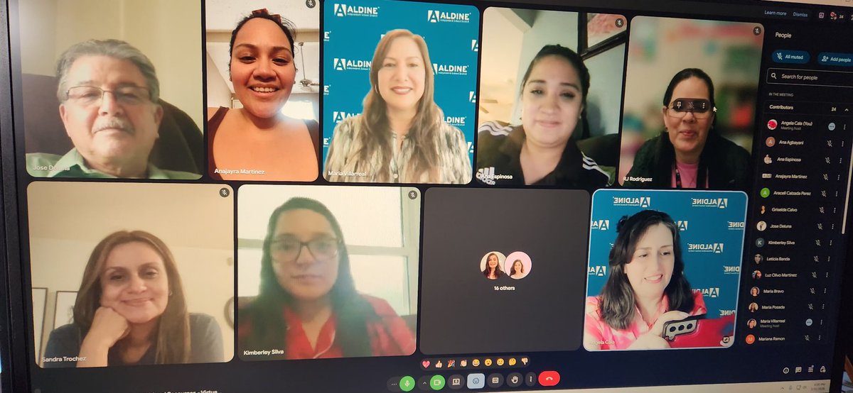 angcala's tweet photo. Aldine Additonal Resources in Spanish and English virtual training session. Our amazing OWDL teachers connecting after school to learn new ways to support instruction in both languages! 👍😃🙌❤️💙
Because our @AldineISD goal is Biliteracy!!! https://t.co/a7AYpfeNQv