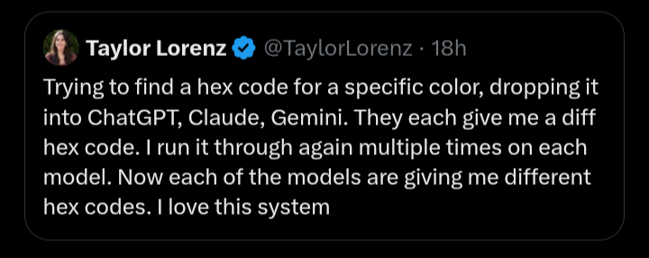 allergictoblu's tweet photo. argued with me for then blocked me (while saying I blocked her) over whether she was using/being recommended gen-AI tools, now just fully blatantly using gen-AI. there are other people to follow for "journalism". https://t.co/VoMG2gyDhj